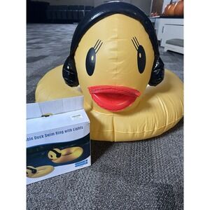 Jumbo Light up floating Soft‎ rubber pool Float Used For Display Only